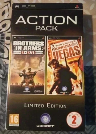 Collector Jeu Console Playstation PSP Action Pack Brothers in Arms D-Day + Rainbow Six Vegas, zustand: Sehr gut, 20,00 €, 21,70 € inklusive Vinted-Käuferschutz