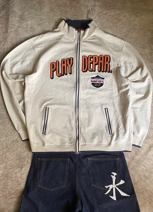 Vintage Wampum embroidered zip-up y2k streetwear retro, marque: JNCO, état: Neuf sans étiquette, taille: XXL, 18,00 €, 19,60 € Protection acheteurs incluse