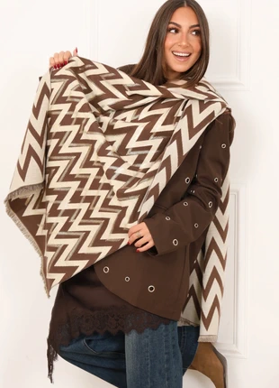 Echarpe zig zag, marke: Yconik Mode, zustand: Neu, mit Etikett, 14,90 €, 16,35 € beinhaltet Vinted-Käuferschutz Pro