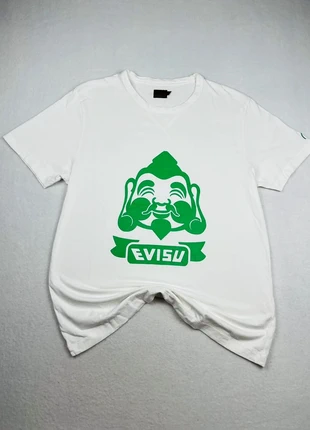 T Shirt Coton Oversize Evisu Blanc Graphique Vert Y2K - Taille XL, marca: Evisu, estado: Muy bueno, tamaño: XL, 59,90 €, 63,60 € Protección al comprador Pro incluida