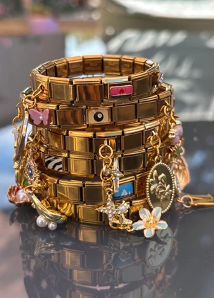 Bracelet Italien personnalisable inoxydable, marque: Fait Main, état: Neuf avec étiquette, 25,00 €, 26,95 € Protection acheteurs incluse