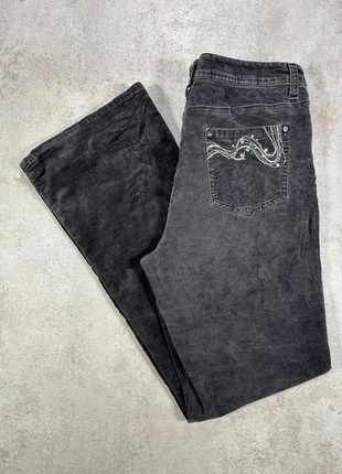 Pantalon Vintage En Velours Côtelé / Corduroy jessica denim noir delave droit taille 10, marque: Vintage Dressing, état: Très bon état, taille: XL / 42 / 14, 14,00 €, 15,40 € Protection acheteurs (Pro) incluse