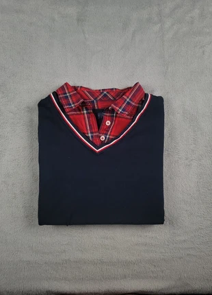 Pull Chemise Noir Tommy Hilfiger Taille M Femme Logo Brodé Coton Très Bon État #183, marke: Tommy Hilfiger, zustand: Sehr gut, größe: M / 38 / 10, 14,99 €, 16,44 € beinhaltet Vinted-Käuferschutz Pro