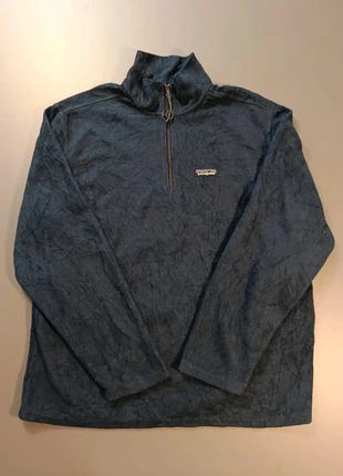 Veste Polaire Patagonia 1/4 zip Demi zip col camionneur bleu marine logo brodé Taille L, marca: Patagonia, estado: Muito bom, tamanho: L, €59.00, €62.65 inclui Proteção do Comprador