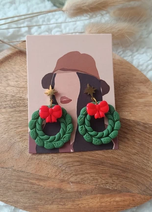 Boucles d'oreilles 🎄, marque: Fait Main, état: Neuf avec étiquette, 7,00 €, 8,05 € Protection acheteurs incluse