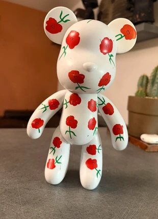 Figurine popobe bear brick coquelicot, marque: popobe, état: Très bon état, 15,00 €, 16,45 € Protection acheteurs incluse