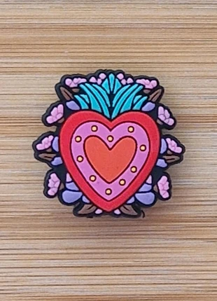 Christmas Flower Heart Bouquet Crocs Charm, brand: Charm, condition: Very good, £1.00, £1.38 includes Buyer Protection Pro