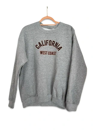 Grey California Embroidered Detail Jumper, condition: Very good, size: S / UK 8-10, £5.00, £5.95 includes Buyer Protection