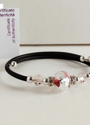 Bracciale in Vetro di Murano Rosa e Argento, marke: Murano, zustand: Neu, mit Etikett, 12,00 €, 13,30 € inklusive Vinted-Käuferschutz