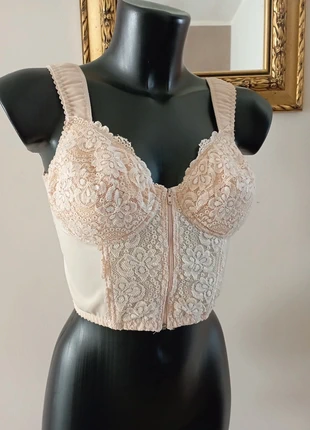 Corsetto Sostegno Pizzo Beige Vintage - Chiusura Frontale - Taglia IT4B - Eur80B /, marca: Rosalie, estado: Muy bueno, 10,00 €, 11,20 € Protección al comprador incluida