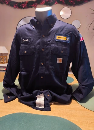 Chemise Carhartt de travail homme taille M made in USA🇺🇸, marke: Carhartt, zustand: Sehr gut, größe: M, 49,90 €, 53,10 € inklusive Vinted-Käuferschutz