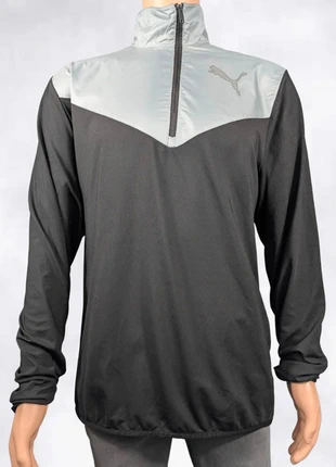 🖤 Sweat training Puma – 1/4 zip bicolore – Taille XL – Noir & Gris argenté, marque: Puma, état: Neuf sans étiquette, taille: XL, 19,00 €, 20,65 € Protection acheteurs (Pro) incluse