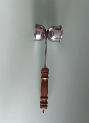 🍸 Doseur de bar vintage – jigger double en métal, manche en bois, marque: sans marque, état: Très bon état, 10,00 €, 11,20 € Protection acheteurs incluse