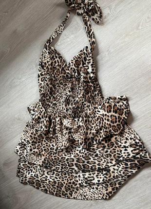 Neckholder leo Kleid, merk: Sonstiges, staat: Nieuw zonder prijskaartje, maat: Universele maat, € 9,00, € 10,15 inclusief Kopersbescherming