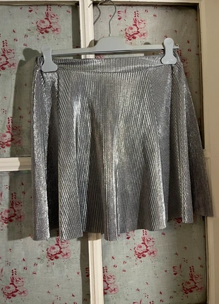 Jupe patineuse métallisé argenté taille unique illusion très bon état original, brand: Illusion, condition: Very good, size: One size, €5.00, €5.95 includes Buyer Protection