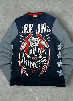 Vintage 2000s Y2K Lee Long Sleeve Shirt Boxy Fit Cropped - Men/Uomo Size S -, marque: Vintage Dressing, état: Très bon état, taille: S, 9,99 €, 11,19 € Protection acheteurs incluse