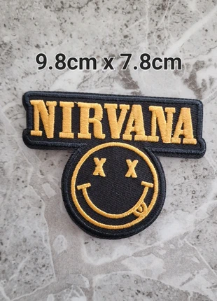 Nirvana Vintage Rock Music Band Embroided Iron On/Sewn Patch, brand: Patchwork, condition: New without tags, £2.69, £3.52 includes Buyer Protection Pro