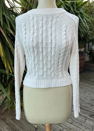 Pull maille tressée H&M, marque: H&M, état: Bon état, taille: XS / 34 / 6, 5,00 €, 5,95 € Protection acheteurs incluse