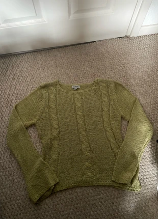 Vintage Fitted Knit Green Jumper, brand: Central, condition: Very good, size: S / 8, £5.00, £5.95 includes Buyer Protection