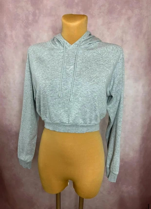 Hoodie sweat a capuche crop de sport Gymshark gris logo brodé | Taille S, marca: Gymshark, estado: Muito bom, tamanho: S / 36 / 8, €20.00, €21.70 inclui Proteção do Comprador