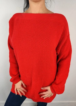 Pull Lauren Ralph Lauren Femme – Taille XL – Maille rouge col bateau chic #908, merk: Ralph Lauren, staat: Heel goed, maat: XL / 42 / 14, € 18,00, € 19,60 inclusief Kopersbescherming