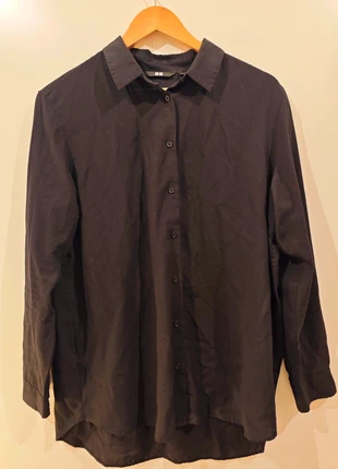 Uniqlo Black Women’s Shirt, marque: Uniqlo, état: Très bon état, taille: L / 40 / 12, 7,50 €, 8,58 € Protection acheteurs incluse