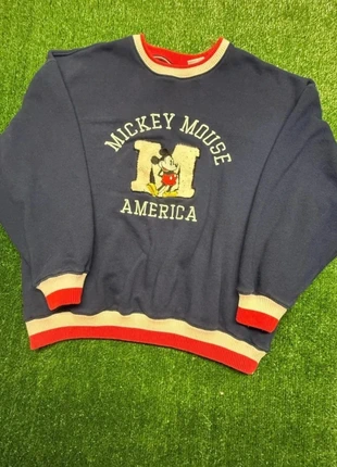 Disney – Sweat Mickey Mouse America – Bleu marine – Taille L, marque: Disney, état: Très bon état, taille: L, 28,00 €, 30,10 € Protection acheteurs incluse