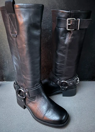 Manfield hoge bikerboots echt leer 38, marque: Manfield, état: Très bon état, taille: 38, 69,00 €, 73,15 € Protection acheteurs (Pro) incluse