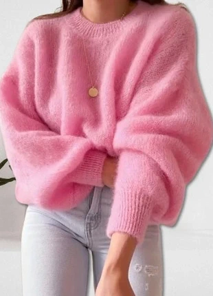 Pull oversize duveteux (rose) doux et tendance, brand: American Vintage, condition: New without tags, size: L / 40 / 12, €38.00, €40.60 includes Buyer Protection