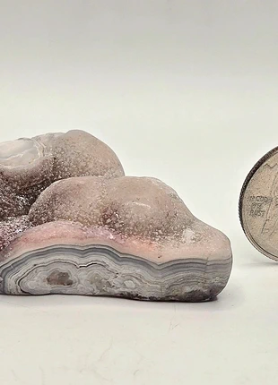 Druzy Mexican Crazy Lace Agate Slab, brand: crystals, condition: Very good, £3.87, £4.76 includes Buyer Protection