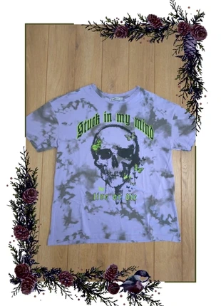 T-shirt violet tie dye skull "Stuck in my mind" femme S, marque: Sister, état: Très bon état, taille: S / 36 / 8, 8,00 €, 9,10 € Protection acheteurs incluse
