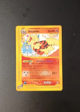 Pokémon – Arcanine Aquapolis 21/147 2002 anglaise, brand: Pokémon, condition: Very good, €22.10, €23.91 includes Buyer Protection