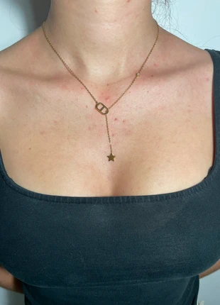 Collier doré étoile réglable en acier inoxydable, brand: sans marque, condizioni: Nuovo senza cartellino, €7.90, €9.00 include la Protezione acquisti