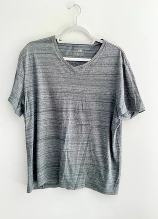 T-shirt homme à manches courtes regular fit 100% coton H&M T.40/L, brand: H&M, condition: Very good, size: L, €4.00, €4.90 includes Buyer Protection