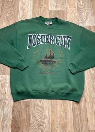 Sweat Vintage Lee Heavyweight Vert Sapin - Foster City USA - Années 90 - Made in USA, marque: Lee, état: Très bon état, taille: S, 19,99 €, 21,69 € Protection acheteurs incluse
