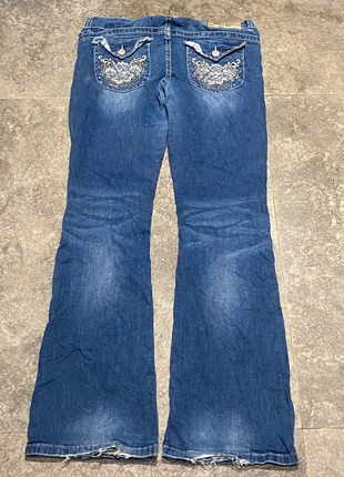 Jeans y2k emo punk cyber grunge 2000s boot cut flare Guess Jeans blue wash Silver, brand: JNCO, condizioni: Ottime, taglia: M / IT 42 / EU 38, €35.00, €37.45 include la Protezione acquisti