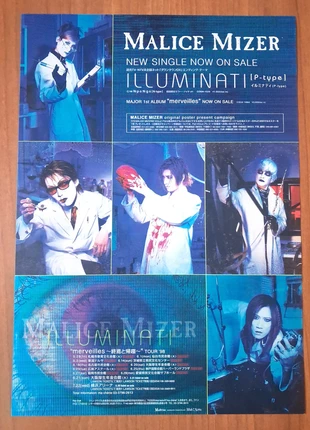 Malice Mizer 90's flyer Illuminati, condizioni: Ottime, €15.00, €16.45 include la Protezione acquisti