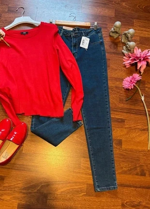 Jeans skinny, super original voir poche arrière, marque: Lolito, état: Neuf avec étiquette, taille: L / 40 / 12, 12,00 €, 13,30 € Protection acheteurs incluse