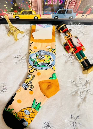 🧦 Chaussettes Bob l’Éponge – Modèle Fun & Collector 🍍, brand: SpongeBob SquarePants, condizioni: Nuovo con cartellino, taglia: S | 38–42, €9.99, €11.19 include la Protezione acquisti Pro