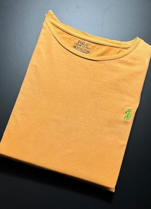 T-Shirt Ralph Lauren 100% coton Taille XXL orange logo brodé (N571), marca: Ralph Lauren, estado: Muito bom, tamanho: XXL, €25.00, €26.95 inclui Proteção do Comprador Pro