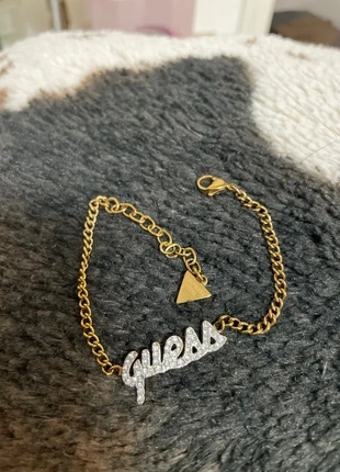 Bracelet plaqué or strass guess, marque: GUESS, état: Neuf sans étiquette, 7,00 €, 8,05 € Protection acheteurs incluse