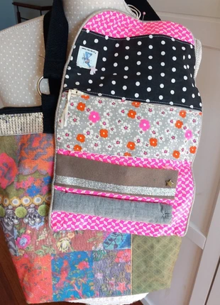Sac Multicolore + pochette rangement, merk: Creatrice, staat: Nieuw zonder prijskaartje, € 6,00, € 7,00 inclusief Kopersbescherming