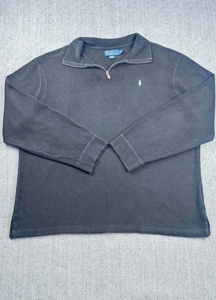 Pull Half Zip Ralph Lauren homme XL Marron col montant logo poitrine classique vintage RL1, marque: Ralph Lauren, état: Très bon état, taille: XL, 30,00 €, 32,20 € Protection acheteurs incluse