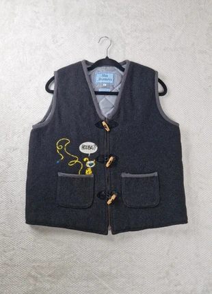 Gilet vintage Miss Aventures x Marsupilami (Franquin 1995) Rare – Taille M, brand: Miss Aventures, condition: Very good, size: M / 38 / 10, €30.00, €32.20 includes Buyer Protection
