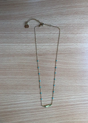 Collier plume dorée et turquoise Lolo Yaya neuf, marke: LOLO YAYA, zustand: Neu, 20,00 €, 21,70 € inklusive Vinted-Käuferschutz
