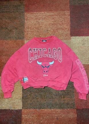 Croped Chicago Bulls Girl 2000s Nba Vintage ZipUp Oversided Retro 2000S American 🇺🇸Style Size M, marca: Vintage Dressing, estado: Muito bom, tamanho: M / 38 / 10, €4.50, €5.43 inclui Proteção do Comprador