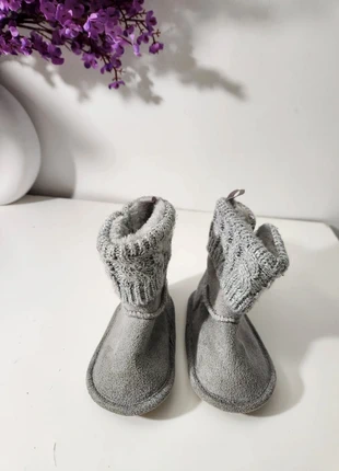 Bottines chaudes grises 9-12 mois, condition: Very good, size: 20, €2.00, €2.80 includes Buyer Protection