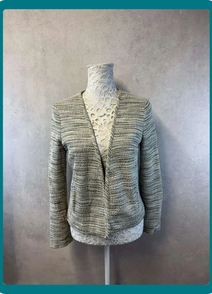 Veste habillée tweed crème et vert – Mango – Taille M – Lot MI15, brand: Mango, condition: Very good, size: M / 38 / 10, €14.30, €15.72 includes Buyer Protection Pro