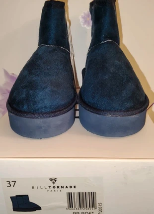 Bottines fourrées Billtornade Paris bleu marine taille 37, marque: Bill Tornade, état: Neuf avec étiquette, taille: 37, 70,00 €, 74,20 € Protection acheteurs incluse