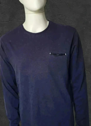 The Kooples T-shirt ML Bleu Foncé M Poche Cuir Skulls Rock Casual Homme, marca: The Kooples, estado: Muy bueno, tamaño: M, 15,90 €, 17,40 € Protección al comprador incluida